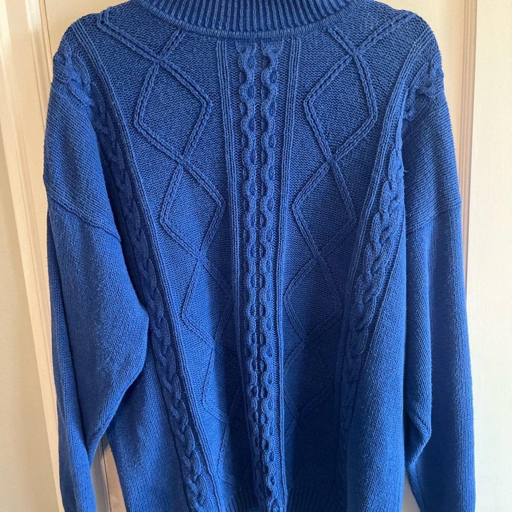 Cobalt blue vintage sweater